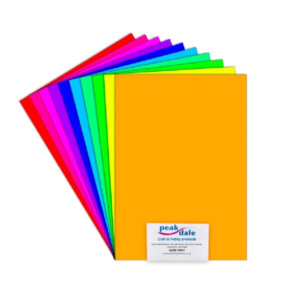 Card Assorted Colours 160gsm A4 Pack 10