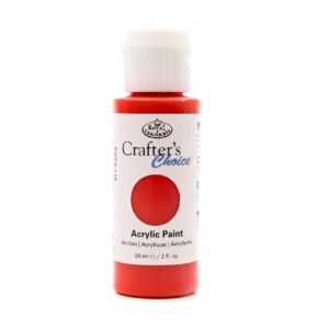 Crafters Choice Acrylic Paint Bright Red 59ml