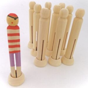 Dolly Pegs with Stands Pack of 5