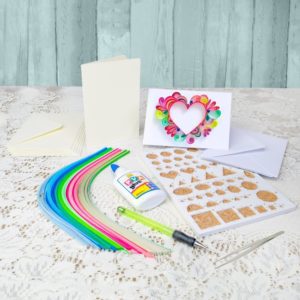 Quilling Kit Contents with example