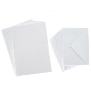 Singlefold Cards A6 White Pack of 50