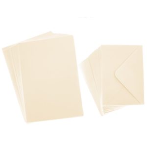Singlefold Cards (50 PACK) A6 Cream