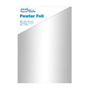 Pewter Foil Pack Medium 0.15mm one sheet