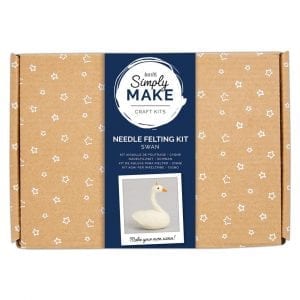 Needle Felting Kit - Simply Make - Swan