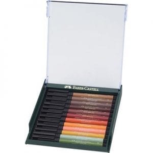 PITT Artist Brush Pen Set of 12 Autumn Colours