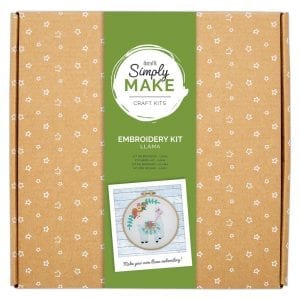 Embroidery Kit - Simply Make - Llama