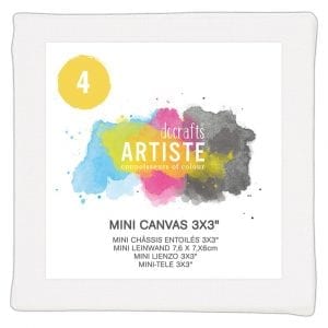 Mini Canvas 3x3 (4pk)