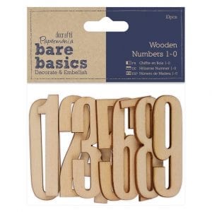 Wooden Numbers 1-0 (10pcs)