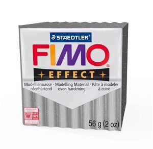 Fimo 8020-812 Effect Glitter Silver 57g
