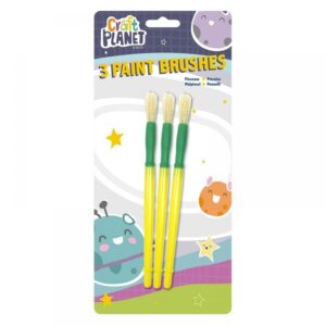 Craft Planet 3 Paint Brushes