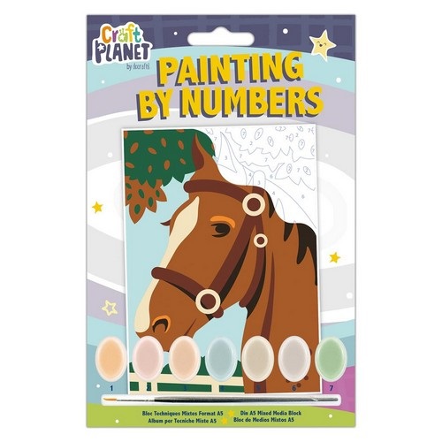 Mini Paint By Numbers Kit- Horse
