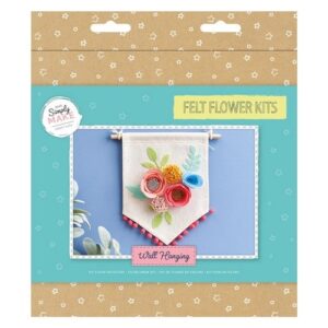 Simply Make Felt Flower Kits - Wall Hanging