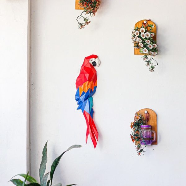 Papercraft World Macaw 3