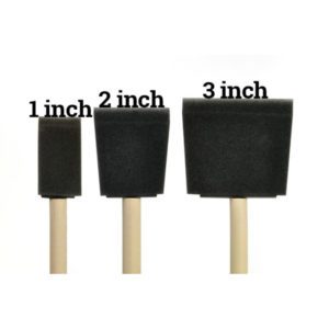 Crafters Choice Foam Brush Sizes