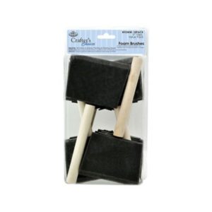Foam Brushes 75mm (3inch) Pack of 10