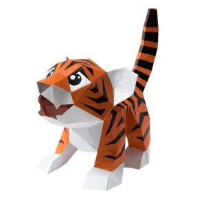 Papercraft World Tiger - suitable for lamp