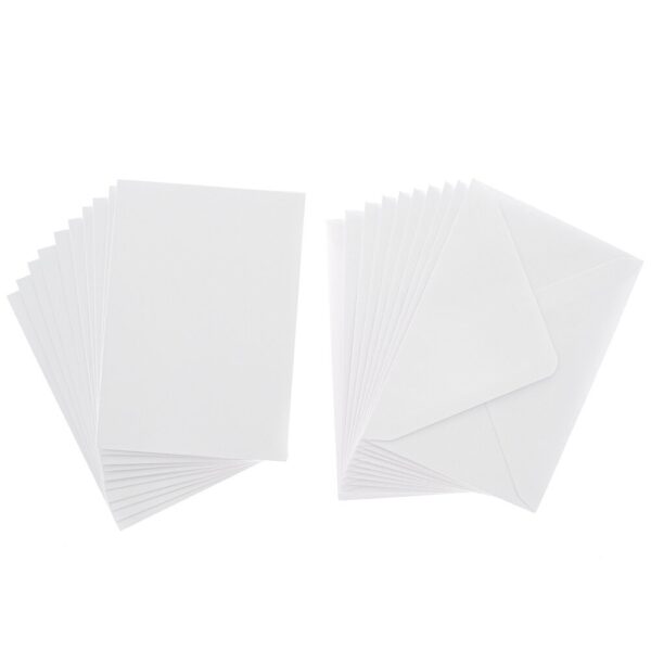 Cards Singlefold A6 White (100)