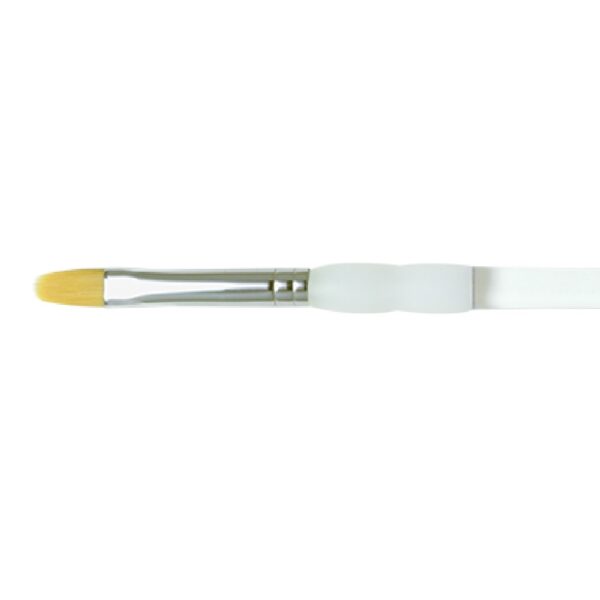 Soft Grip Brush Series SG170 Gold Taklon Filbert Size 4