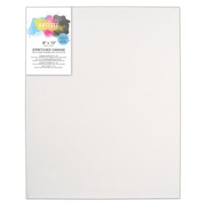 8X10 Stretched Canvas 380gsm Triple Primed, Wooden Frame Painting