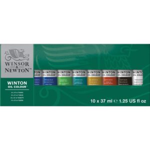 Winton Oil Paint 10 Tube Set 37ml